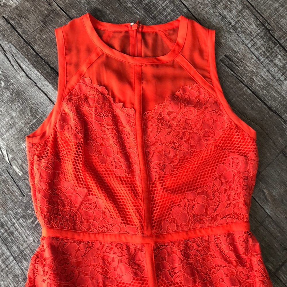 Orange lace Adeline Rae dress size M